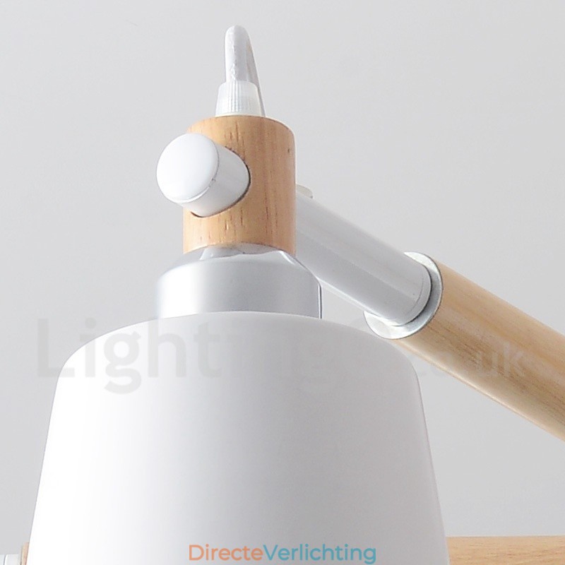 3 Lichts Moderne Hedendaagse Houten Kroonluchter Licht