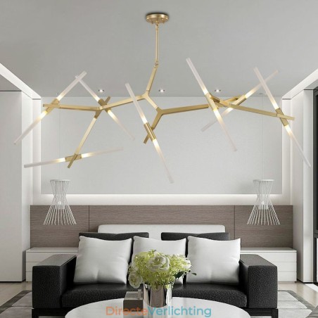 14 Lichts Moderne Hedendaagse Kroonluchter Licht (Zwart Goud) 14 Lichts Moderne Hedendaagse Kroonluchter Licht (Zwart Goud)