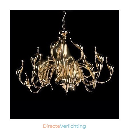 Moderne kroonluchterlamp 24 lampen G4 verguld Moderne kroonluchterlamp 24 lampen G4 verguld