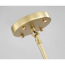 Moderne eigentijdse kroonluchter met 20 lampen (zwartgoud)