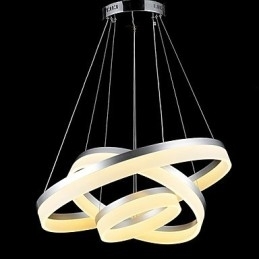 Ronde hanglamp Moderne acryllampen Verlichting Luxe plafondlampen met drie ringen Armaturen