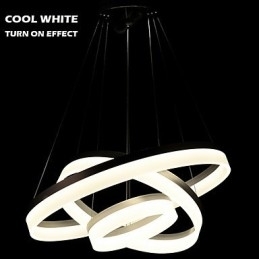 Ronde hanglamp Moderne acryllampen Verlichting Luxe plafondlampen met drie ringen Armaturen