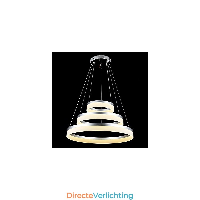 Ronde hanglamp Moderne acryllampen Verlichting Luxe plafondlampen met drie ringen Armaturen