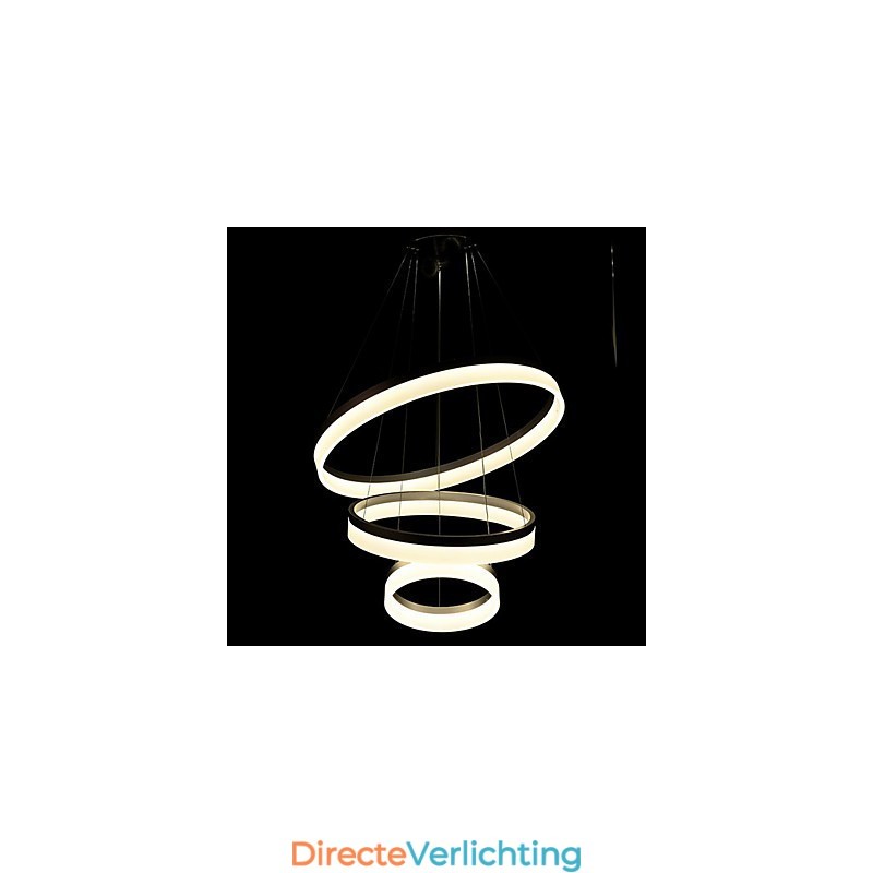 Ronde hanglamp Moderne acryllampen Verlichting Luxe plafondlampen met drie ringen Armaturen