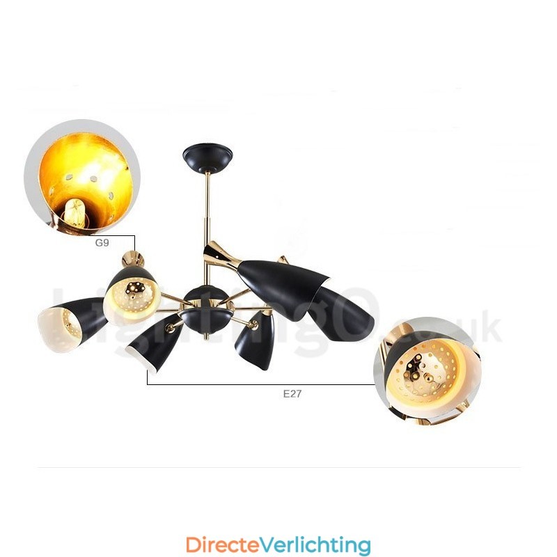 6 Lichts Moderne Hedendaagse Kroonluchter Licht
