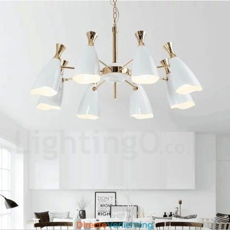 Moderne, eigentijdse stijl kroonluchterlamp met 8 lampen Moderne, eigentijdse stijl kroonluchterlamp met 8 lampen