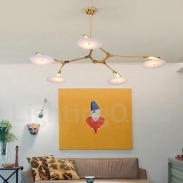 5-lichts moderne eigentijdse kroonluchterlamp