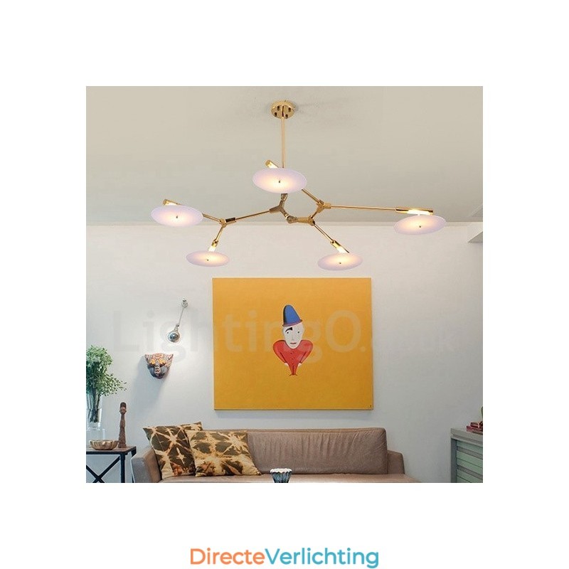 5-lichts moderne eigentijdse kroonluchterlamp