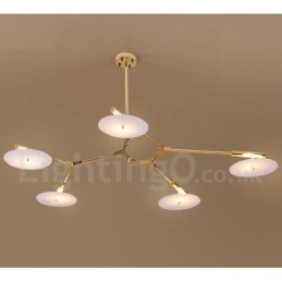 5-lichts moderne eigentijdse kroonluchterlamp