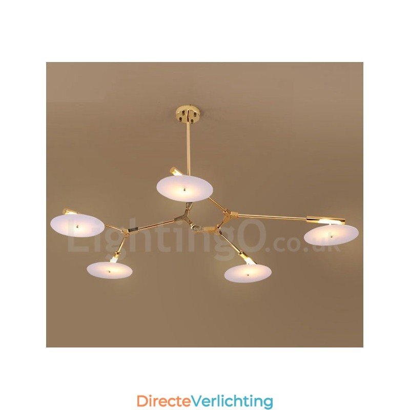 5-lichts moderne eigentijdse kroonluchterlamp