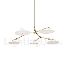 5-lichts moderne eigentijdse kroonluchterlamp