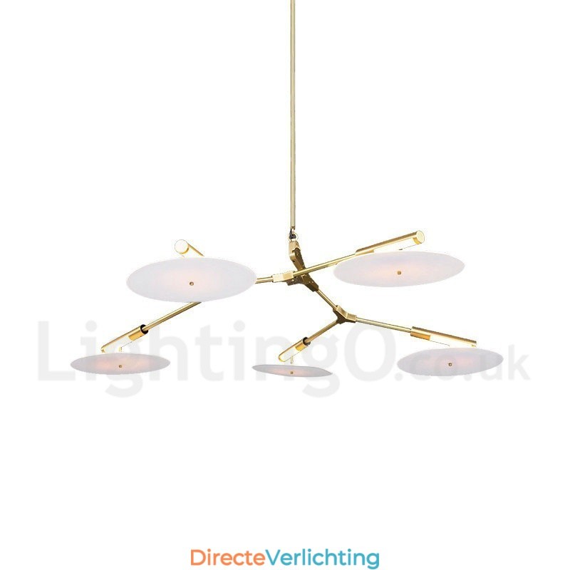 5-lichts moderne eigentijdse kroonluchterlamp