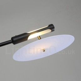 Zwarte 8-lichts moderne eigentijdse kroonluchterlamp