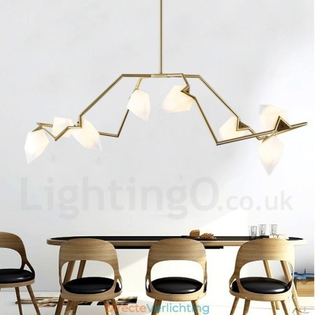 Moderne eigentijdse 8-lichts kroonluchterlamp Moderne eigentijdse 8-lichts kroonluchterlamp