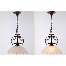 Retro Handgeschilderde Kunst Hanglamp Verlichting Lamp Verlichting