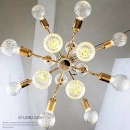 4-laags moderne eigentijdse kroonluchterlamp met 16 lampen