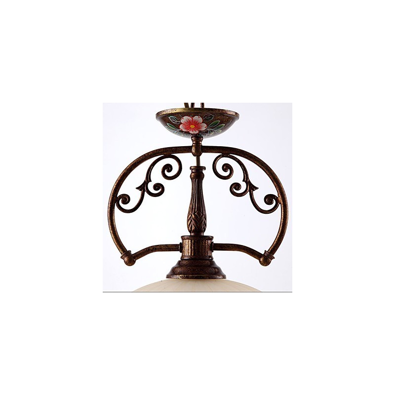 Retro Handgeschilderde Kunst Hanglamp Verlichting Lamp Verlichting