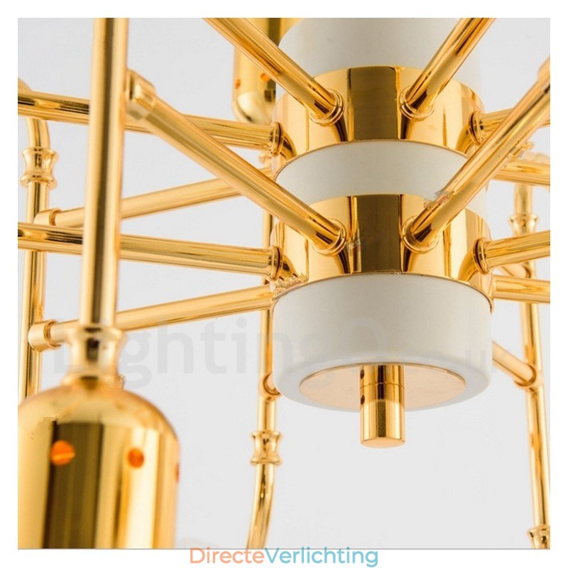 4-laags moderne eigentijdse kroonluchterlamp met 16 lampen