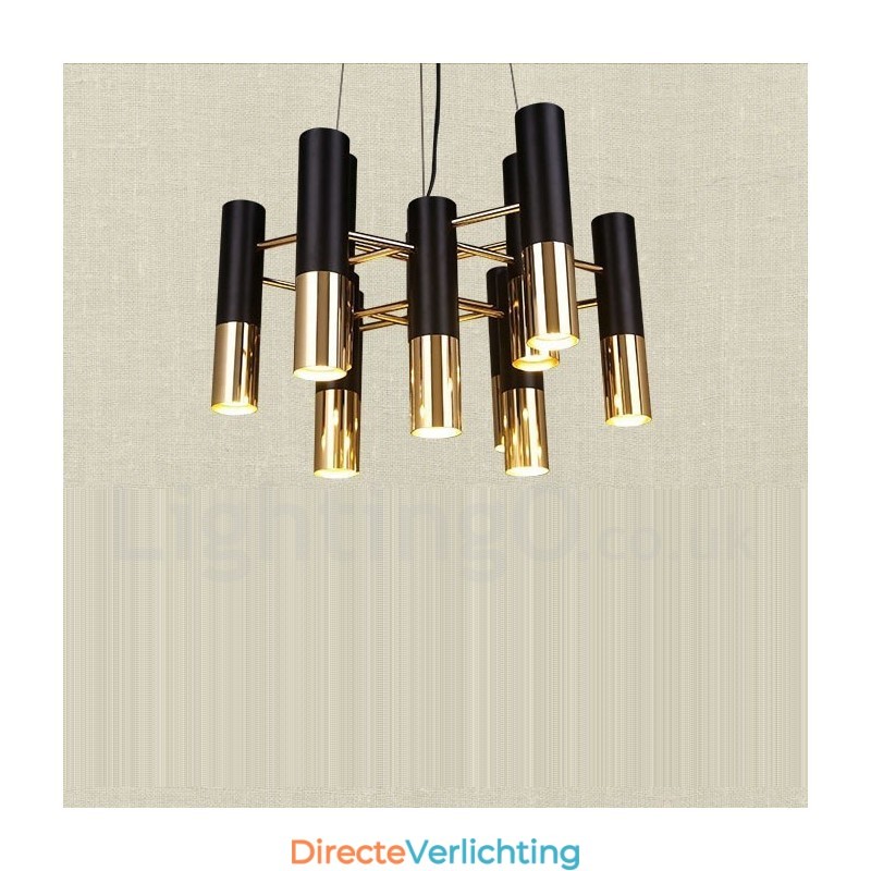 Moderne eigentijdse 13-lichts kroonluchter, enkele laag lamp