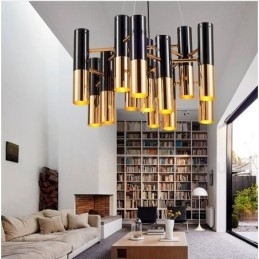 Moderne eigentijdse 13-lichts kroonluchter, enkele laag lamp