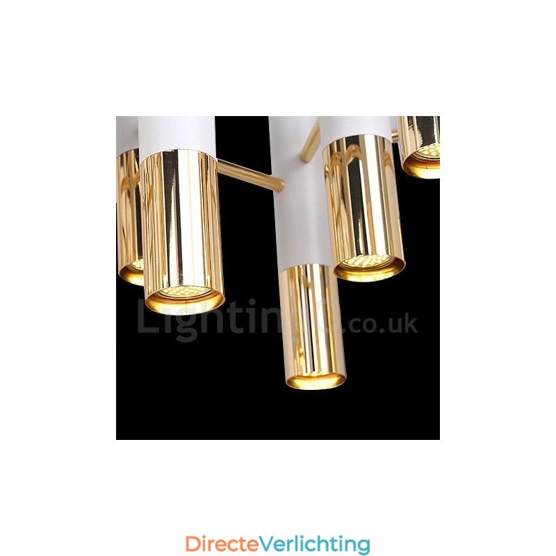 Moderne eigentijdse 13-lichts kroonluchter, enkele laag lamp