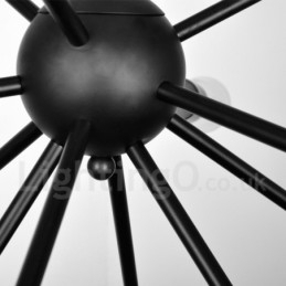 16-lichts vintage retro Sputnik kroonluchter