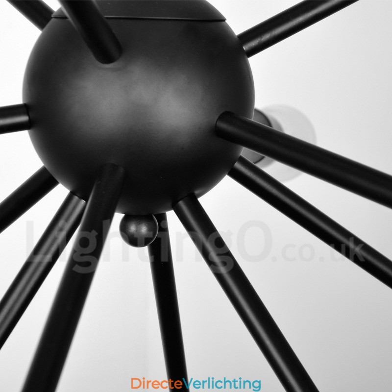 16-lichts vintage retro Sputnik kroonluchter