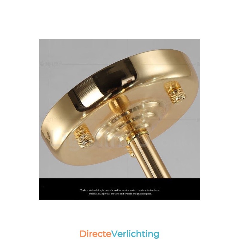 Moderne eigentijdse 2-laags 16-lichts gouden kroonluchterlamp