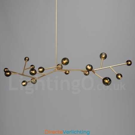 17-lichts kroonluchter vintage landlamp 17-lichts kroonluchter vintage landlamp
