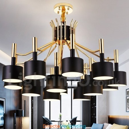 15 Licht 2-laags moderne eigentijdse stijl kroonluchterlamp 15 Licht 2-laags moderne eigentijdse stijl kroonluchterlamp