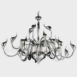 24 lampen moderne zwaan kroonluchterlamp G4 verchroomd lamp inbegrepen