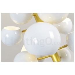Witte 10-lichts moderne eigentijdse kroonluchterlamp