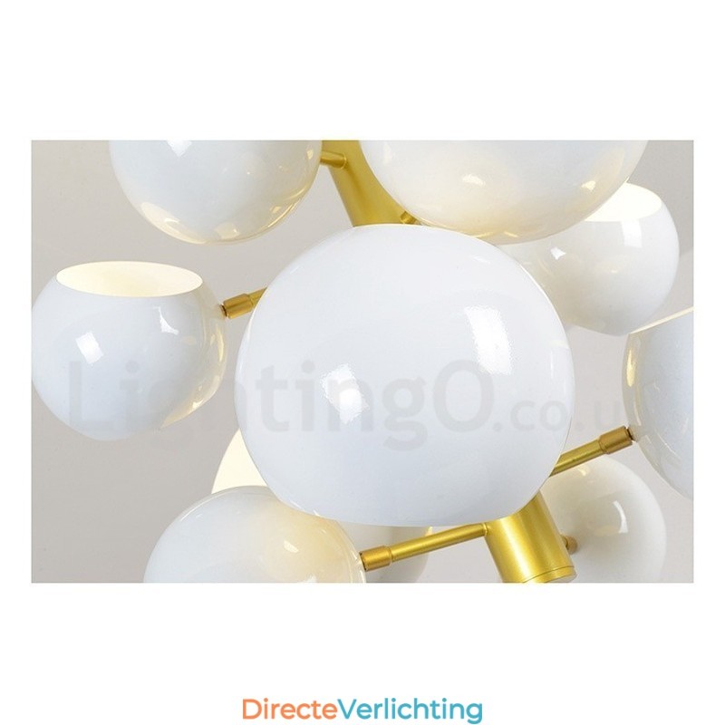 Witte 10-lichts moderne eigentijdse kroonluchterlamp