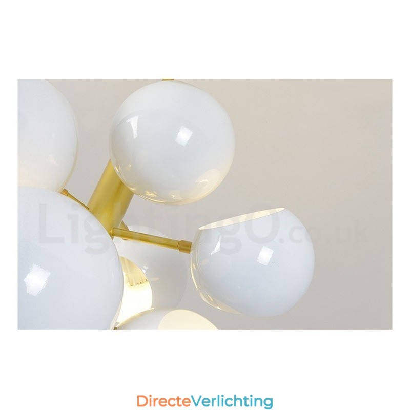Witte 10-lichts moderne eigentijdse kroonluchterlamp