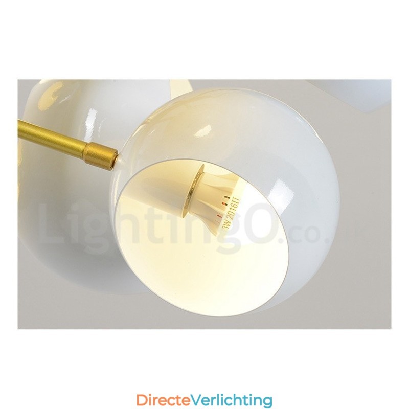 Witte 10-lichts moderne eigentijdse kroonluchterlamp