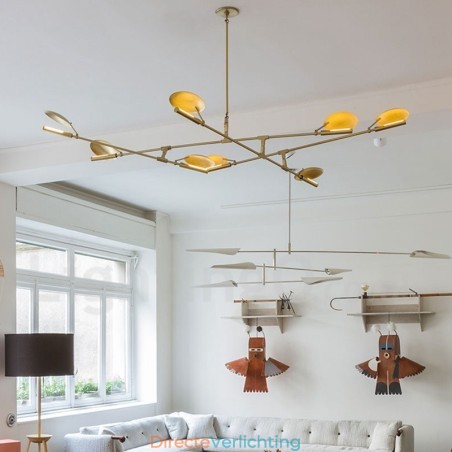 Moderne eigentijdse 8-lichts kroonluchterlamp Moderne eigentijdse 8-lichts kroonluchterlamp
