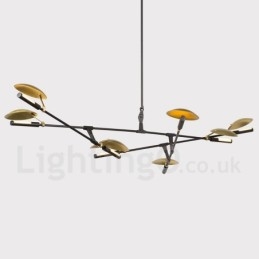 Moderne eigentijdse 8-lichts kroonluchterlamp
