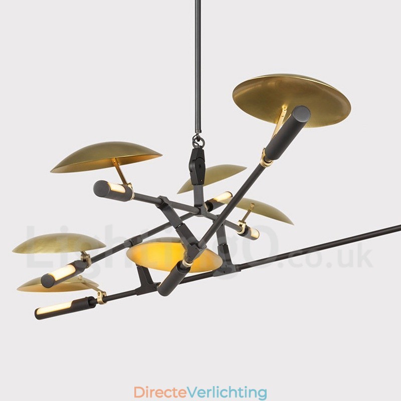 Moderne eigentijdse 8-lichts kroonluchterlamp