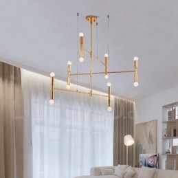 8 Licht 3-laags moderne eigentijdse kroonluchterlamp