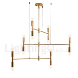 8 Licht 3-laags moderne eigentijdse kroonluchterlamp