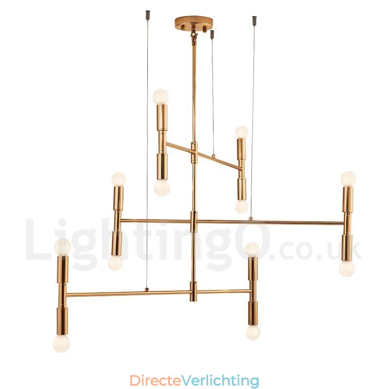 8 Licht 3-laags moderne eigentijdse kroonluchterlamp