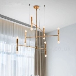 8 Licht 3-laags moderne eigentijdse kroonluchterlamp