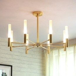 8 Lichts Draaibare Moderne Hedendaagse Kroonluchterlamp