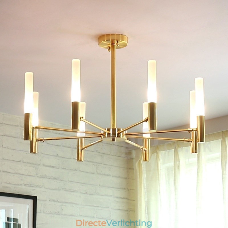 8 Lichts Draaibare Moderne Hedendaagse Kroonluchterlamp