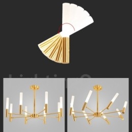 8 Lichts Draaibare Moderne Hedendaagse Kroonluchterlamp
