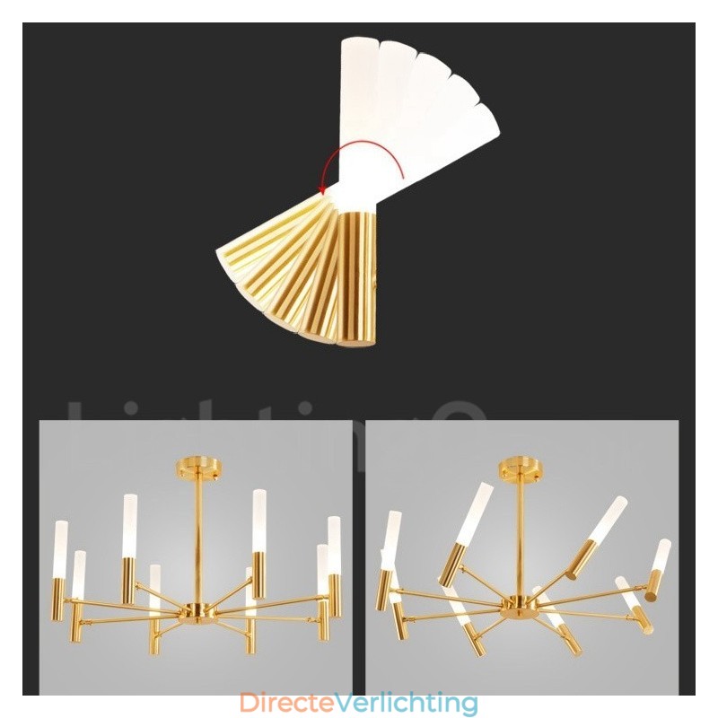 8 Lichts Draaibare Moderne Hedendaagse Kroonluchterlamp