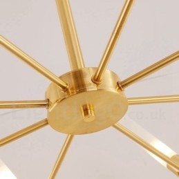 8 Lichts Draaibare Moderne Hedendaagse Kroonluchterlamp