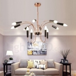 2 Tier 12 Licht Moderne Hedendaagse Kroonluchter Licht