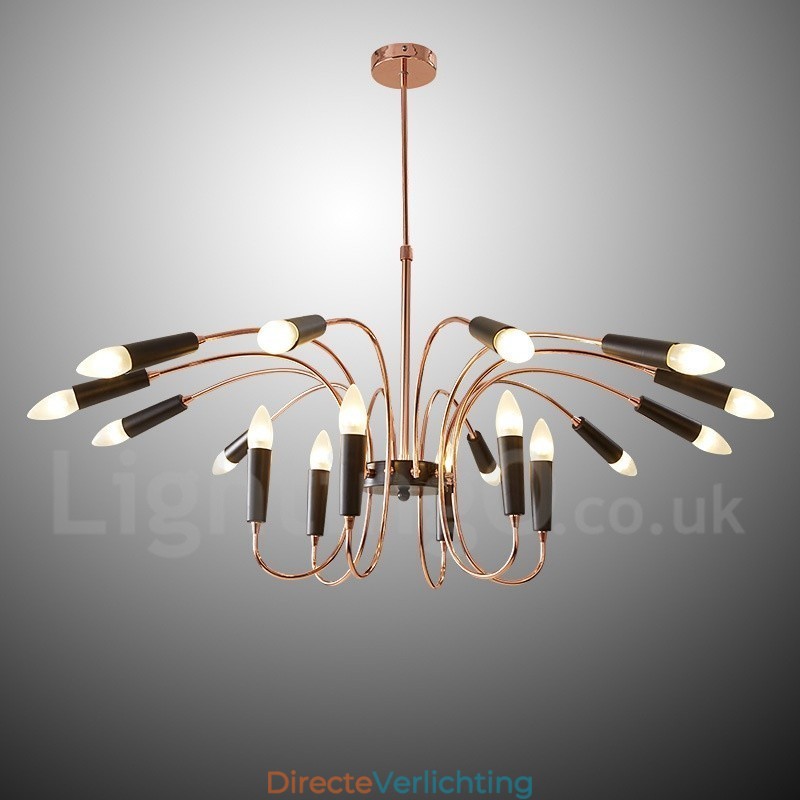 2 Tier 18 Licht Moderne Hedendaagse Kroonluchterlamp