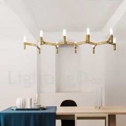 10 Lichte Enkele Laag Moderne Hedendaagse Kroonluchter Lamp Licht